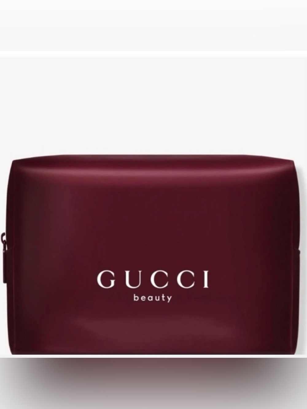 Gucci Burgundy Beauty Pouch NEW
